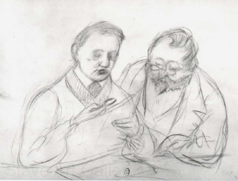 Edgar Degas Notebook Sketches Spain oil painting art